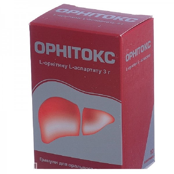 Ornitox oral granules 10 packs 3g L ornithine Liver diseases Орнитокс