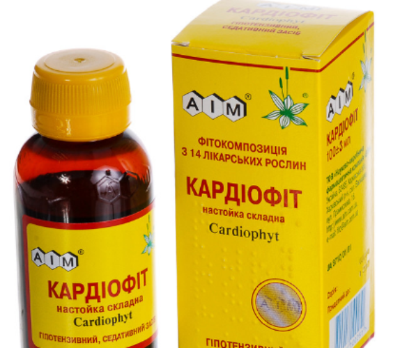 Cardiofit Cardiophyt tincture 100ml bottle Кардиофит - Medicaments
