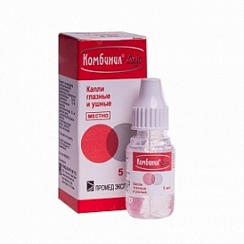 Kombinil Duo eye ear drops 5ml Ciprofloxacin Комбинил Дуо Infections
