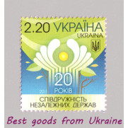 20 ANN COMMONWEALTH OF INDEPENDENT STATES Stamp Ukraine MNH 2011