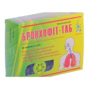 Bronchophyt Bronofit Tab 60 tablets 0,85g Cough treatment Dietary supplement Бронхофит Таб 
