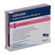 Ceraxon injection solution 5 ampl 4ml 500mg Citicoline Цераксон Cerebrovascular diseases