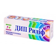 DEEP RELIEF joints muscles pain Gel 15g COMB DRUG Дип Рилиф 