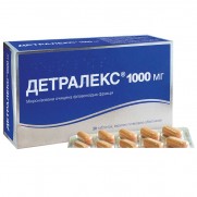 Detralex 1000mg 30 tablets diosmin hesperidin tired legs, hemorrhoid Venous disorders Varicose vein Детралекс