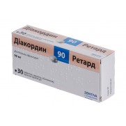 Diakordin retard 30 tabl 90mg Siltiazem hydrochloride Диакордин ретард