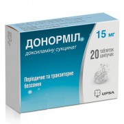 Donormil 20 effervescent tabletы 15mg Doxylamine Донормил Insomnia