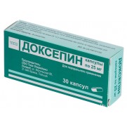Doxepin 30 capsules 10mg & 25mg Doxepinum Доксепин Depression Anxiety
