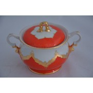 SUGAR BOWL Ukrainian vintage soviet USSR CCCP BARANOVKA BUD BUTON PD8
