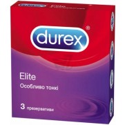 Durex Elite Condoms Very Thin 3 condoms / 12 condoms Презервативы Durex 