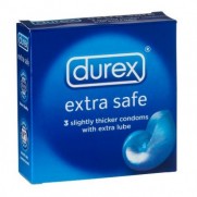 Durex Extra Safe Condoms 3 or 12 condoms slightly sicker with extra lube Презервативы Durex