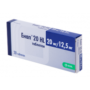 ENAP HL 20 tabl 20mg/12,5mg Enalapril Maleate ENALAPRILUM Энап HL