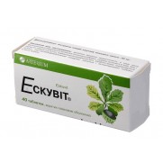 Eskuvit 40 tablets 40mg Horse chestnut fruit extract AESCINUM Эскувит 