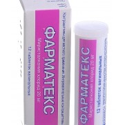 Pharmatex 12 vaginal tablets Benzalkonium chloride Фарматекс 
