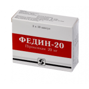 FEDIN-20 30 capsules 20mg PIROXICAMUM Федин-20 