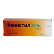 Fenistil gel 0,1% 30g Dimetindene Skin burns Irritation Фенистил 