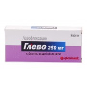 Glevo 5 tablets 250 mg Levofloxacin Глево 