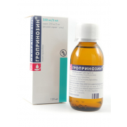Groprinosin syrup 250mg / 5ml 120 ml vial INOSINUM Гропринозин 