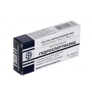 Hydrochlorothiazide 25 tablets 20mg Hydrochlorotiaside Гидрохлортиазид 