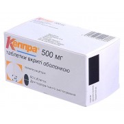 Keppra 60 tablets 500mg Levetiracetam Partial seizures Кеппра 