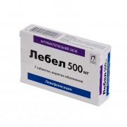 Lebel 7 tabl 500 mg LEVOFLOXACINUM Лебел 