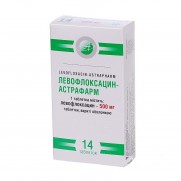 Levofloxacin 14 tabl 500 mg LEVOFLOXACINUM Левофлоксацин 
