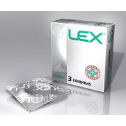 LEX Classic 3 or 12 Condoms Презервативы LEX