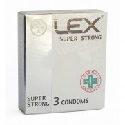 LEX Super Strong 3 Condoms Презервативы LEX