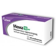 Mema 60 tablets 10mg Memantine Мема Alzheimer disease