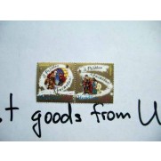 MERRY CHRISTMAS stamp Ukraine 2004 2V coupling MNH