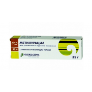 METHYLURACILUM ointment 10 % 25 g Метилурациловая мазь 