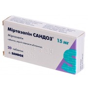 Mitrazapin Sandoz 20 tablets 15mg Mirtazapine Миртазапин Сандоз Depression
