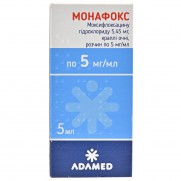 Monafox (Moxifloxacin) 5mg/ml eye drops 5ml Монафокс