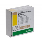 Nicotinic Acid injection solution 1% 10 ampl 1ml Никотиновая кислота 