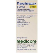 Paclimedac concetrate for infusion 5ml 6 mg/ml 30mg paclitaxel Cancer Паклимедак 