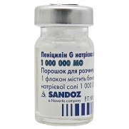 Penicillin G sodium salt Benzylpenicillinum powder solution (Benzylpenicillin Sodium) 1 mln units Penicillin Пеніцилін G натрієва сіль Бензилпенициллин 