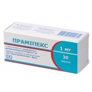 Pramipex 30 tablets 1mg Pramipexole Прамипекс Parkinson disease