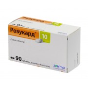 Rozucard 90 tablets 10mg & 20mg Rosuvastin Hypercholesterolemia + Сardiovasculare failure Розукард 