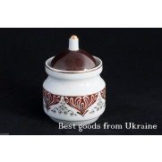 Vintage porcelain Sugar-bowl coffee USSR Soviet Riga porcelain factory PD67