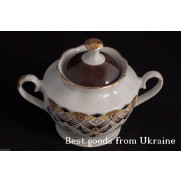 Vintage porcelain Sugar-bowl USSR СССР Soviet period Riga Factory PD59