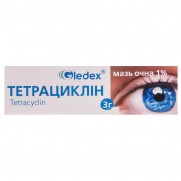 Tetracycline eye ointment 1% (10mg/g) 3g tube Тетрациклин