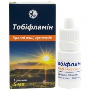 Tobiflamin (tobramycin, dexamethasone) eye drops suspension 5ml Тобифламин