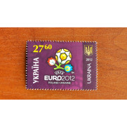 UEFA EURO 2012 Stamp LOGO of EURO MNH Ukraine 2012