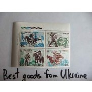 History of Army in Ukraine 4 stamp  2002 Sheetlet 4V MNH