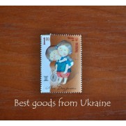 Gapchinska Gemini Zodiacal sign Stamp Ukraine 2008 