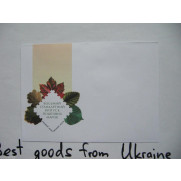 8 EIGHT STANDART ISSUE STAMPS Envelope Ukraine premier jour 2011  