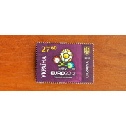 Stamp UEFA EURO 2012 LOGO of EURO Uklraine MNH 2012