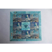 Stamps block Ukraine PRESERVE THE POLAR REGIONS 2009 Sheetlet 8V MNH