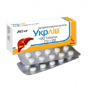 Ukrliv 100 tablets 250mg Ursodexycholic acid Liver diseases Укрлив 