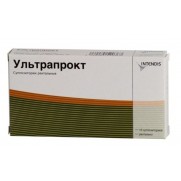 Ultraproct 10 rectal supp Ультрапрокт Hemorrhoidal tumor