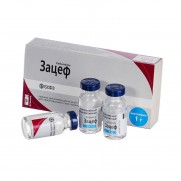 ZACEF powder injection solut 5 fl 1 g CEFTAZIDIMUM Зацеф